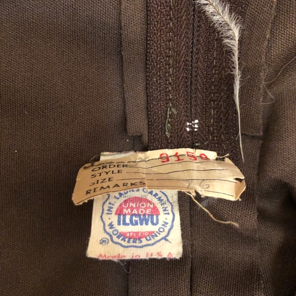 Exquisite 1960s Dress W/ Ostrich Feather - Picture 6 of 8